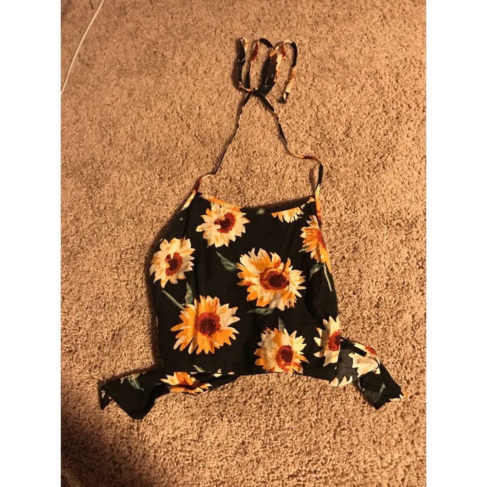 Sunflower Crop Top